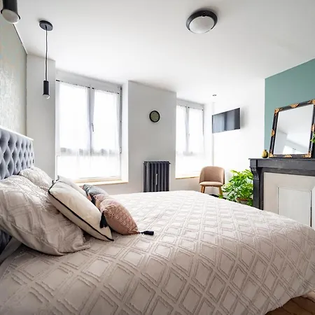 Elegante Chambre Avec Salle De Douche Privative Montivilliers Exterior photo